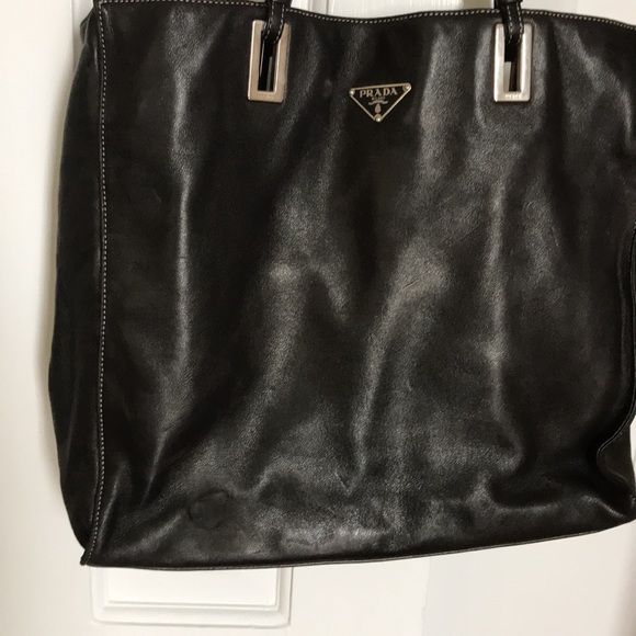 Prada Leather Black Tote - Picture 2 of 8